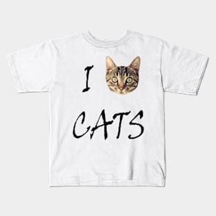 I love cats Kids T-Shirt